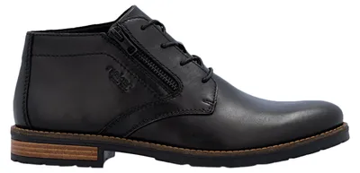Produktbild von Rieker Herren Stiefelette aus Leder mit funktionalem Reißverschluss 14609, Größe:45 EU, Farbe:Schwarz