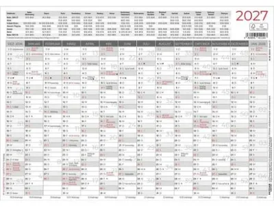 Produktbild von Kalender 2027 Wandplaner 70 x 50 cm