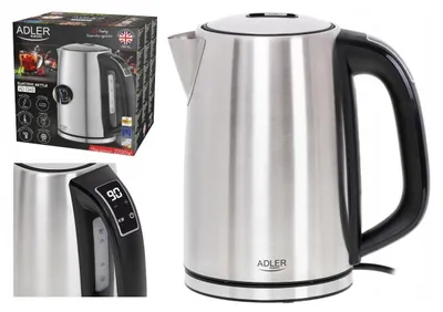 Obrázok produktu pre Adler AD 1340 Rýchlovarná kanvica 1,7 l, 2200 W, regulácia teploty