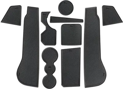Produktbild von Golf 8 Middenconsolemat, Antislipmat, 10 Stück, Schwarz, für Golf 8 MK8, 2020-2024, Autoaccessoires
