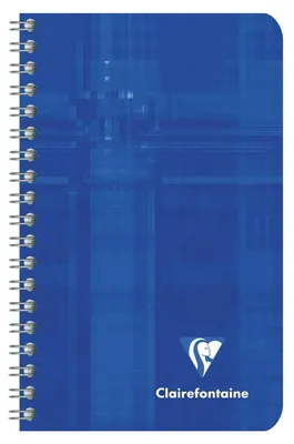 Zdjęcie produktu dla Clairefontaine – notes 75 x 120 mm, linia spiralna | 10 sztuk