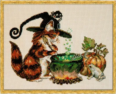 Produktbild von Nimue Kreuzstich Set "Charabosse", Zählmuster, 104K, 16,5x12,5cm