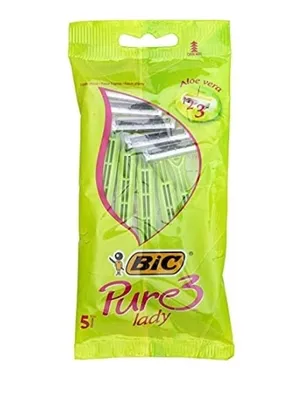 Produktbild von Bic Damenrasierer Pure 3 Lady - 5 Stück Packung