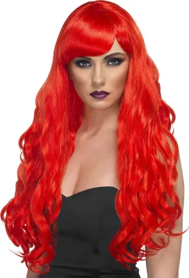 Produktbild von Desire rot - Kostüm Perücke für Fasching Halloween