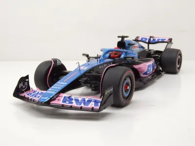Produktbild von Solido 421186330 Alpine A523 Formel 1 #31 Monaco GP 2023 schwarz blau Ocon 1:18