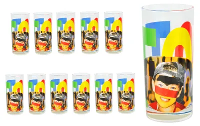 Zdjęcie produktu dla Zestaw 12 sztuk szklanych naklejek do twarzy (motyw tatuażu). **** Lokalizacja: Półka Jam&Tay