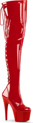 Produktbild von ADORE-3063 Damen Boots von Pleaser, Rot  , EU 36, US 6