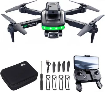 Obrázek produktu pro WiFi dron s 4K kamerou, kvadrokoptéra s FPV, automatické visení, černá