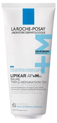 Imagen del producto de La Roche-Posay Lipikar AP+ Max, Bálsamo Triple Acción, 200 ml