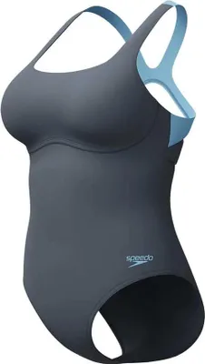 Image de Maillot de bain Speedo Flex Band, gris, taille 34 (UK), femme, gris, taille 34 (UK)