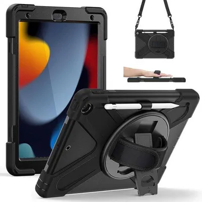 Immagine prodotto di Robusta custodia per iPad da 10,2 pollici con maniglia girevole a 360°
