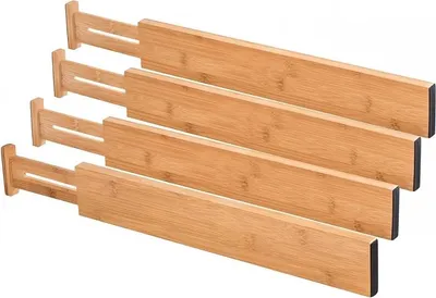Immagine prodotto di APT AG749B Organizzatore per cassetti, regolabile 43 - 56 cm, 4 pz