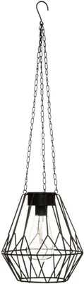 Immagine prodotto di Lanterna solare da giardino FLAVE, altezza 60 cm, appesa