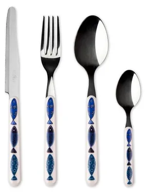 Produktbild von Excelsa besteckset 24 stück Ocean stahl bunt