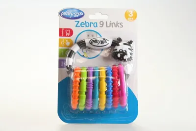 Obrázek produktu pro Playgro Zebra 9 Links, 0,25 rok/roky, Vícebarevný
