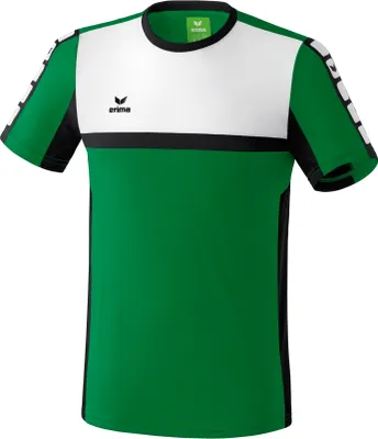 Produktbild von Erima CLASSIC 5-CUBES T-Shirt smaragd/schwarz/weiß M