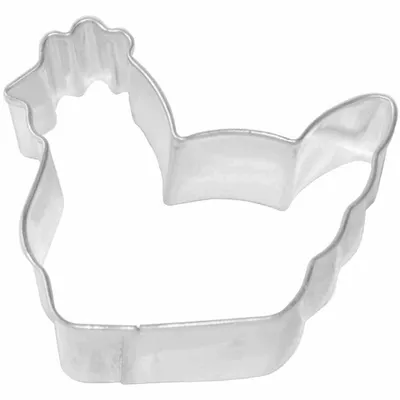 Produktbild von Birkmann Ausstechform Henne, Ausstecher, Plätzchenform, Keks, Plätzchen, Weißblech, 6 cm, 121386