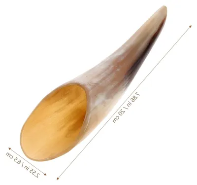 Produktbild von Massage-Schaber aus Rinderhorn für Gesicht und Körper