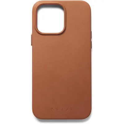 Image de Étui Mujjo en cuir avec MagSafe iPhone 14 Pro Max marron
