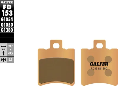 Produktbild von Bremsbeläge Kh193 Gesintert Metallic (Gold) Roller