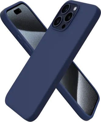 Obrázok produktu pre silikónové puzdro na iPhone 15 Pro Max 6,7" liquid midnight blue