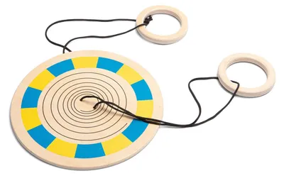 Image de BS -Jouet Farbspinner Jeu de traction en bois