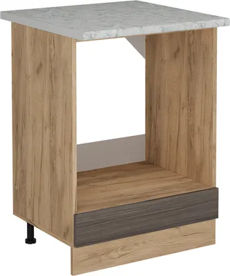 Image de Meuble pour four Vicco R-Line Gris noble 60cm PT Marbre, Model 53971