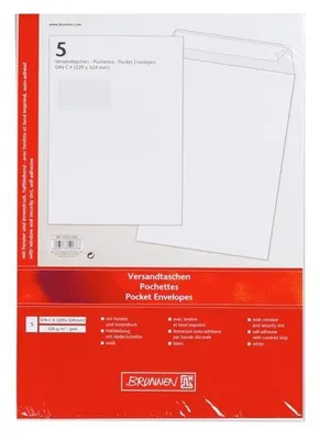 Zdjęcie produktu dla Brunnen 10-53 440, C4 (229 x 324 mm), Biały, C4 (229 x 324 mm), 120 g/m², 229 mm, 324 mm