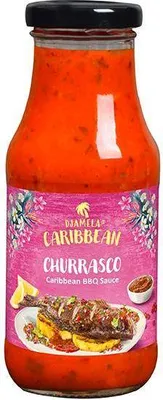 Produktbild von Djamela Churrasco Sauce 240 Ml Glas Vegetarisch Glutenfrei Würzig, mit fruchtiger Zitronennote
