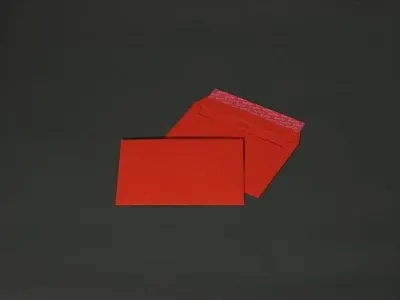 Produktbild von Briefumschläge C6 100g/qm haftklebend VE=100 Stück intensivrot