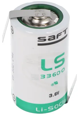 Zdjęcie produktu dla SAFT LS33600 Bateria litowa 3.6V Podstawowa z przylutowanym znacznikiem w kształcie litery Z