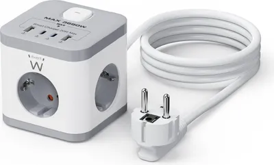 Zdjęcie produktu dla Ewent EW3863, 1,5 m, Wewnętrzna, Typu F, Type F (CEE 7/7), Pleciony, 1,5 mm²