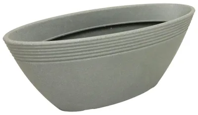Produktbild von Pflanzschale Como oval - L58 grau