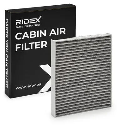 Produktbild von RIDEX 424I0007 Innenraumfilter Pollenfilter für TOYOTA AURIS (NRE15, ZZE15, ADE15, ZRE15, NDE15) Aktivkohle