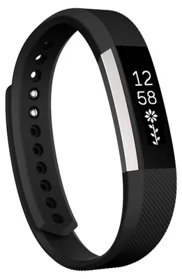 Produktbild von By Qubix passend für Fitbit Alta Silikonarmband - Größe: Large - Schwarz