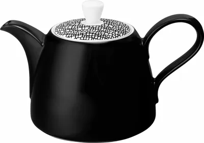 Produktbild von Seltmann Weiden Fashion Glamorous Black Tee- und Kaffeekanne 1,4 ltr.