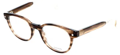 Produktbild von Lanvin VLN684 Shiny streaked brown 49/20/150 Herren Brillen