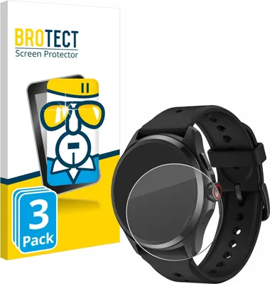 Produktbild von 3x BROTECT Schutzglas für Mobvoi TicWatch Pro 5 Displayschutz 9H Glas klar transparent