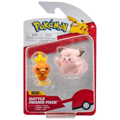 Produktbild von Pokémon - Battle Figure Pack - Verzamel Item - Torchic & Clefairy