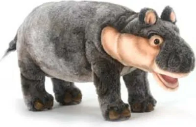 Produktbild von Hansa Anima - 5501 - Flußpferd, Nilpferd, stehend, Plüsch, 40cm