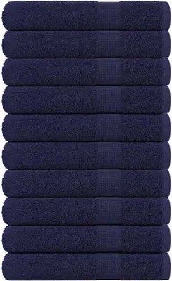 Produktbild von Handtücher FROGN 10 Stk. Marineblau 100x200 cm 360 g/m²