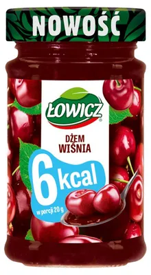 Produktbild von Łowicz Kirschmarmelade 200 g ohne Zuckerzusatz