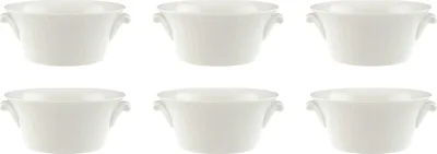 Produktbild von Villeroy & Boch Cellini 6er Set Suppentasse 400 ml weiß Porzellan