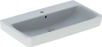 Immagine prodotto di Geberit Renova Plan, lavabo, 85x48 cm, 1 trou pour robinet, avec trop-plein, 501698, 501.698.00.1, 501.698.00.1