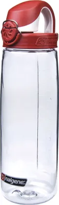 Produktbild von Nalgene Trinkflasche 'OTF' 0,65 L transparent/rot