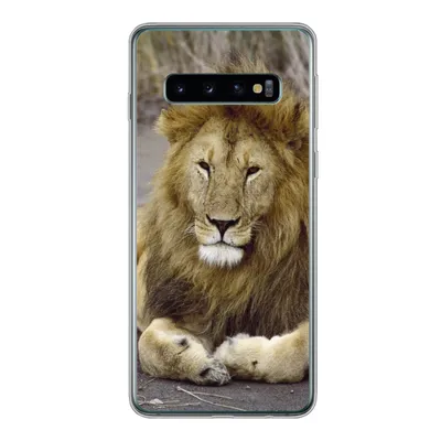 Produktbild von MuchoWow® Handyhülle Schutzhülle Hülle für Samsung Galaxy S10 Löwe - Afrika - Tier Silikon Softcase Handy Hülle - Handytasche