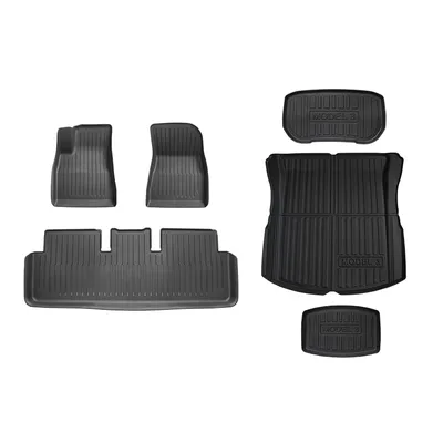 Produktbild von INF Fußmatten-Set für Tesla Model 3 2023-2024 - TPE-Material Linkslenker