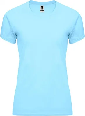 Produktbild von Roly Sport CA0408 | Bahrain Woman T-Shirt mit Raglan-Ärmeln - Farbe: Sky Blue 10 - Größe: XL