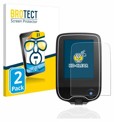 Produktbild von 2x Für Freestyle Libre / 2/ 3 Schutzfolie BROTECT Displayschutz Display Schutz Folie Klar Transparent