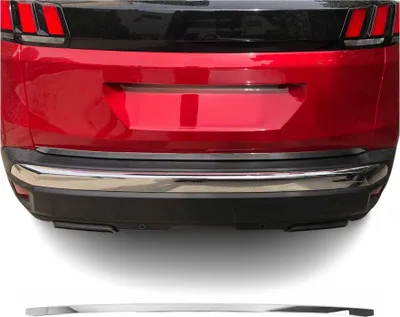 Image de Garniture de Hayon Coffre pour Peugeot 3008 2016-2023 acier inox